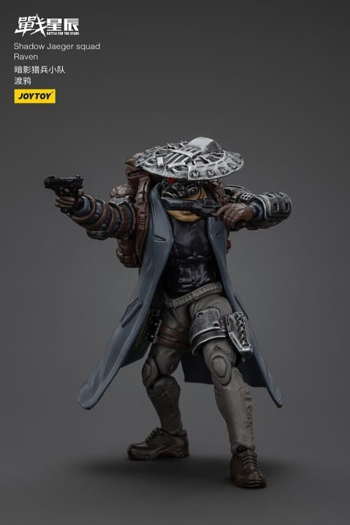 JoyToy Battle for the Stars Shadow Jaeger Squad Raven 1/18 Scale Plastic Action Figure - View 7