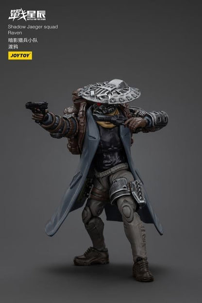 JoyToy Battle for the Stars Shadow Jaeger Squad Raven 1/18 Scale Plastic Action Figure - View 7