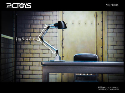 PCToys Interrogation Scene Table & Chair 1/12 Scale Accessory Set (7.87-Inch) - View 11