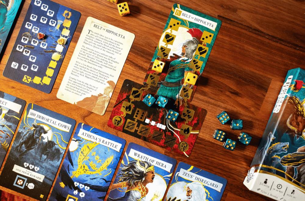 Envy Born Games Hercules and the 12 Labors Board Game - View 5
