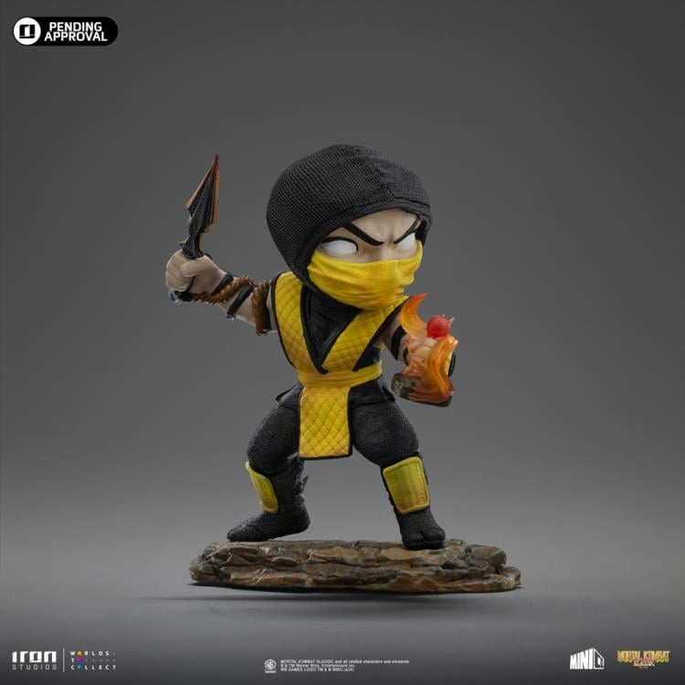 Iron Studios Mortal Kombat MiniCo Scorpion 6-Inch Collectible Figure - View 4