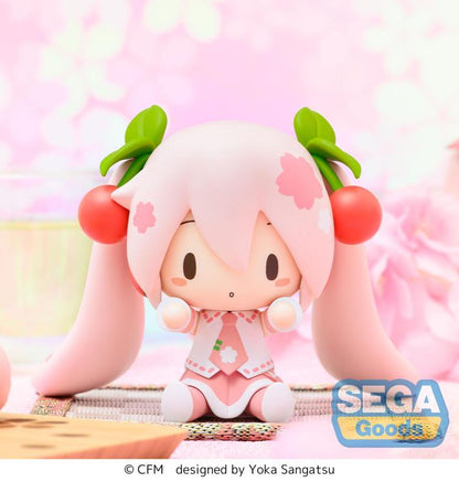 Sega Vocaloid Fuwa Petit Sakura Miku Chibi Figure 3-Inch - View 4