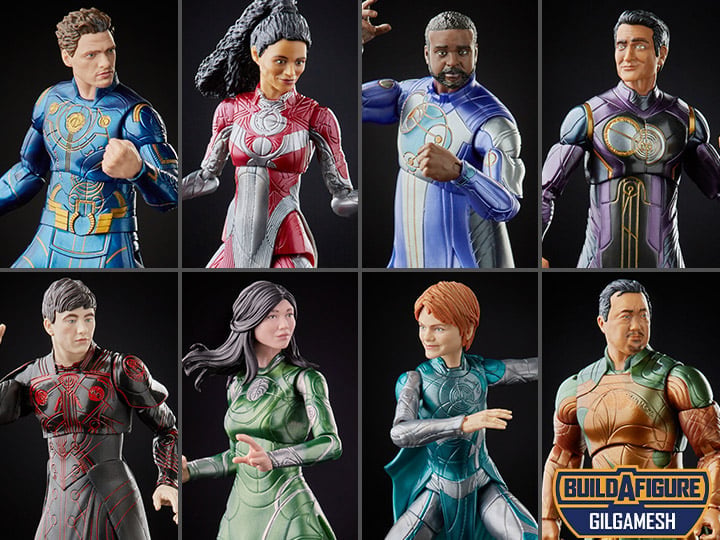 Hasbro Marvel Legends Eternals Wave 1 Set of 7 Action Figures (Gilgamesh BAF) 6-Inch - View 2