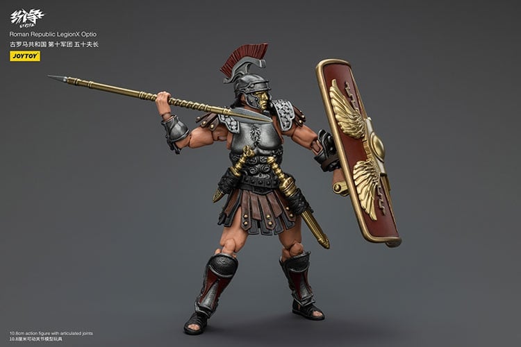 JoyToy Strife Roman Republic Legion X Optio 1/18 Scale Plastic Action Figure - View 6