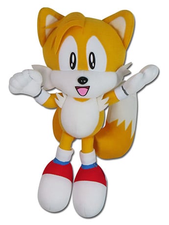 Great Eastern Entertainment Sonic the Hedgehog Tails Waving Classic 9-Inch Plush Toy