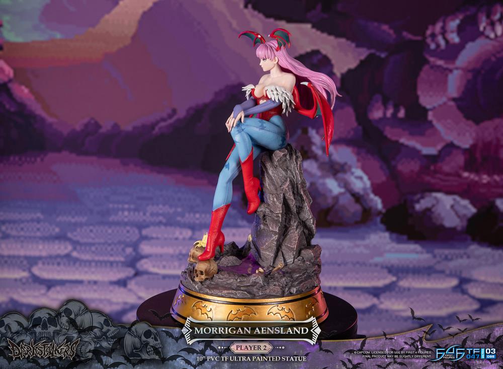 First 4 Figures Darkstalkers Morrigan Aensland True Form Ultra (Player 2 Variant) 7.7-Inch PVC Statue - View 8