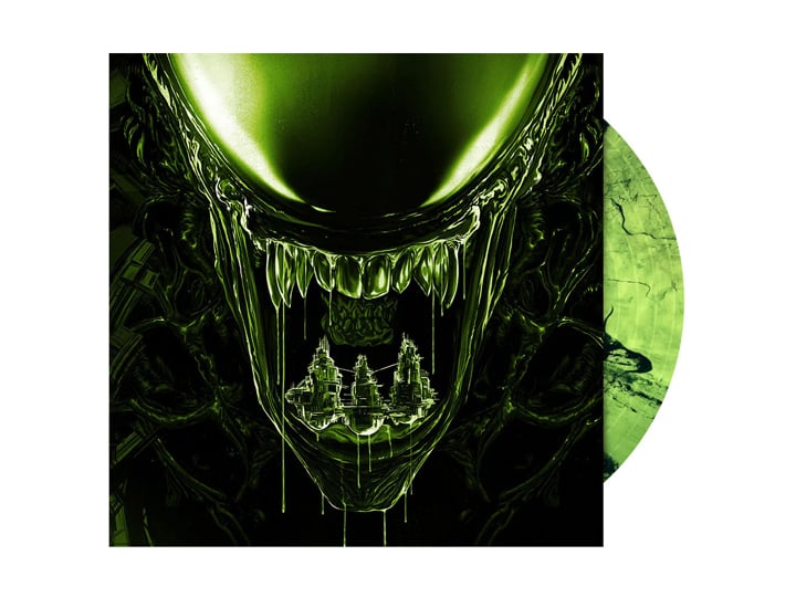 iam8bit Alien Isolation 10th Anniversary Original Soundtrack Vinyl LP in Blood Green - View 2