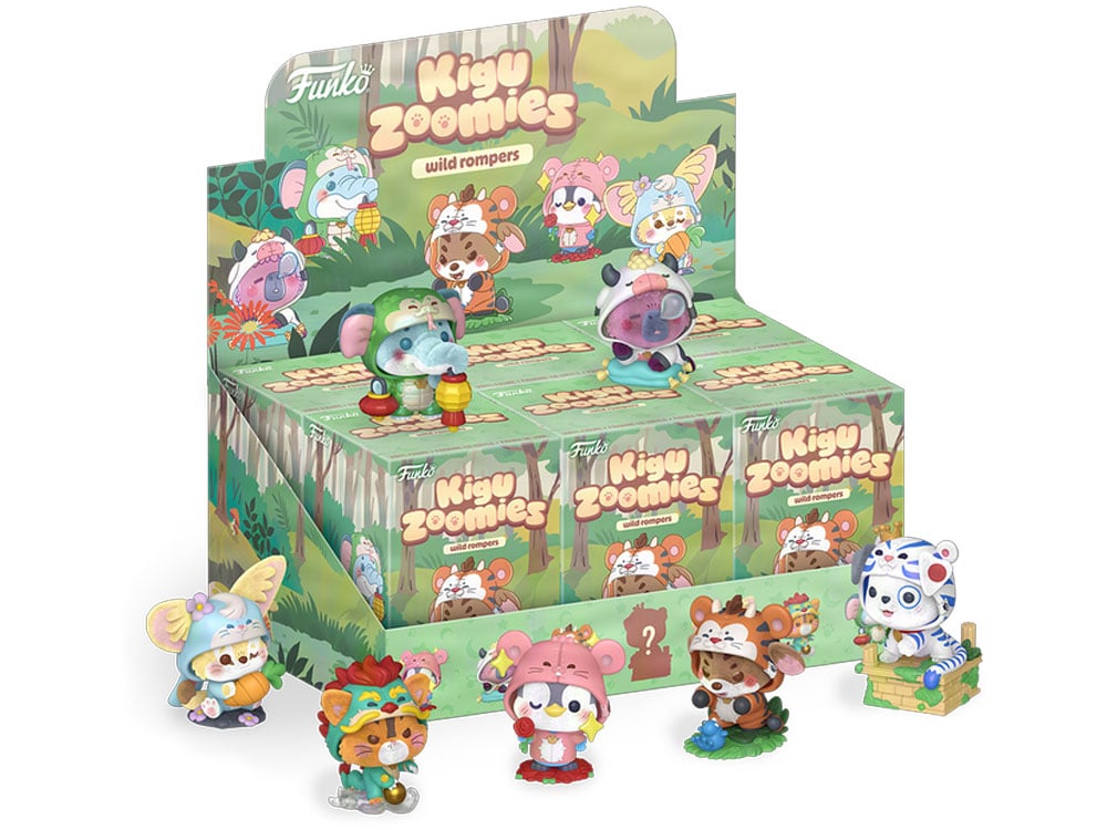 Funko Kiguzoomies Wild Rompers Premium Blind Box Display of 6 Random Figures (4-Inch) - View 5