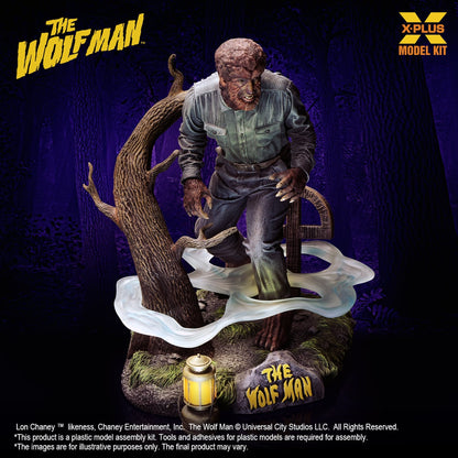 X-Plus Universal Monsters Lon Chaney Jr. as The Wolf Man 1/8 Scale Model Kit (Reissue, 9-Inch) - View 10