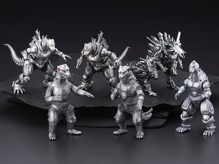 Art Spirits Godzilla Hyper Modeling Series Mechagodzilla Box of 6 Figures - View 2