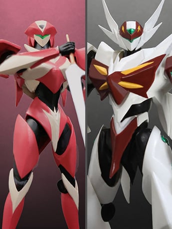 Future Quest Space Knight Tekkaman HAFM Blaster Blade and Rapier Two-Pack Mini Figures