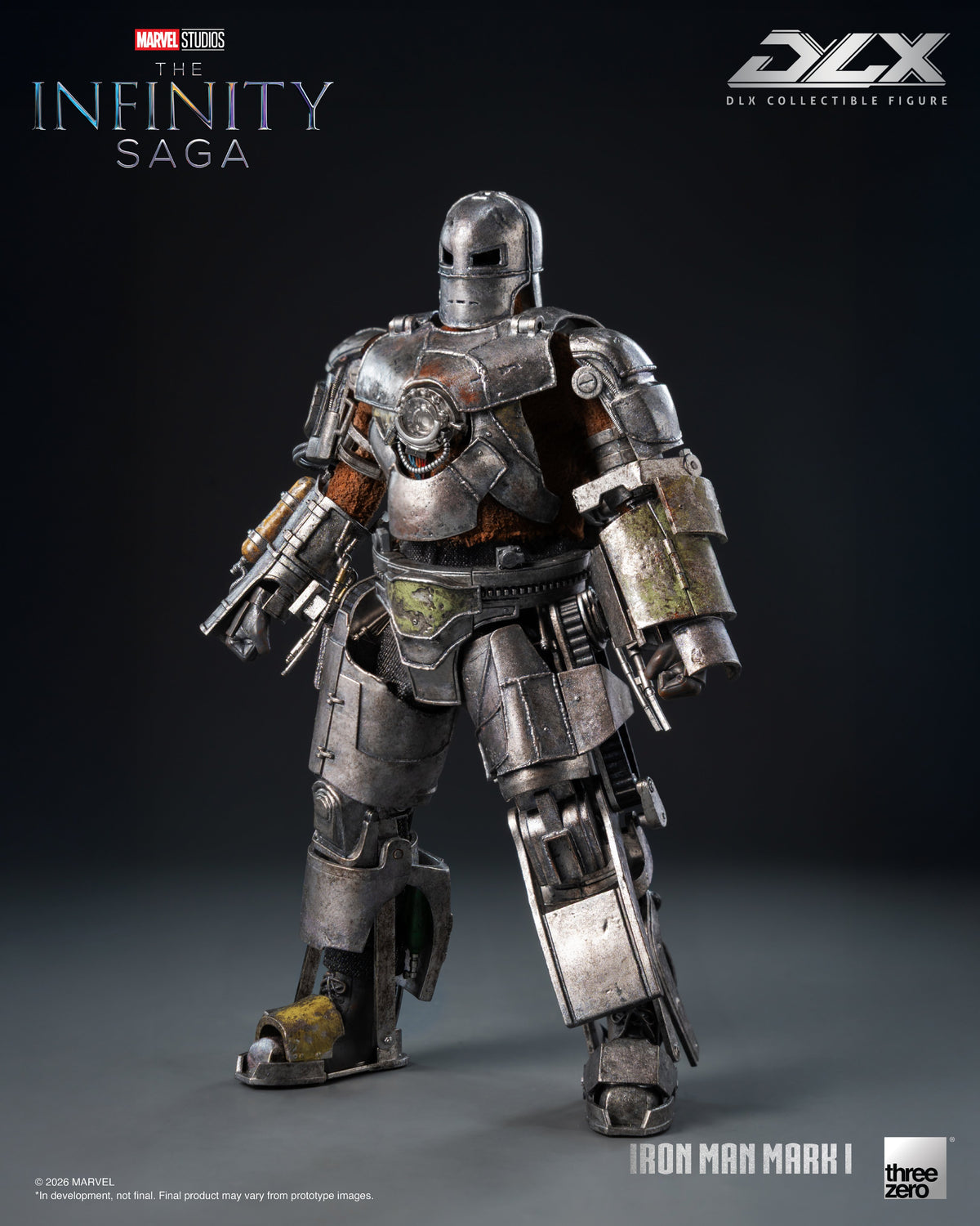 threezero Marvel Infinity Saga DLX Iron Man Mark 1 1/12 Scale 7-Inch Action Figure - View 4