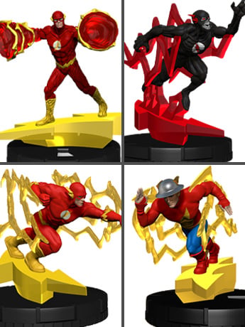 WizKids HeroClix Iconix DC Comics Flash Speed Force Miniatures Set