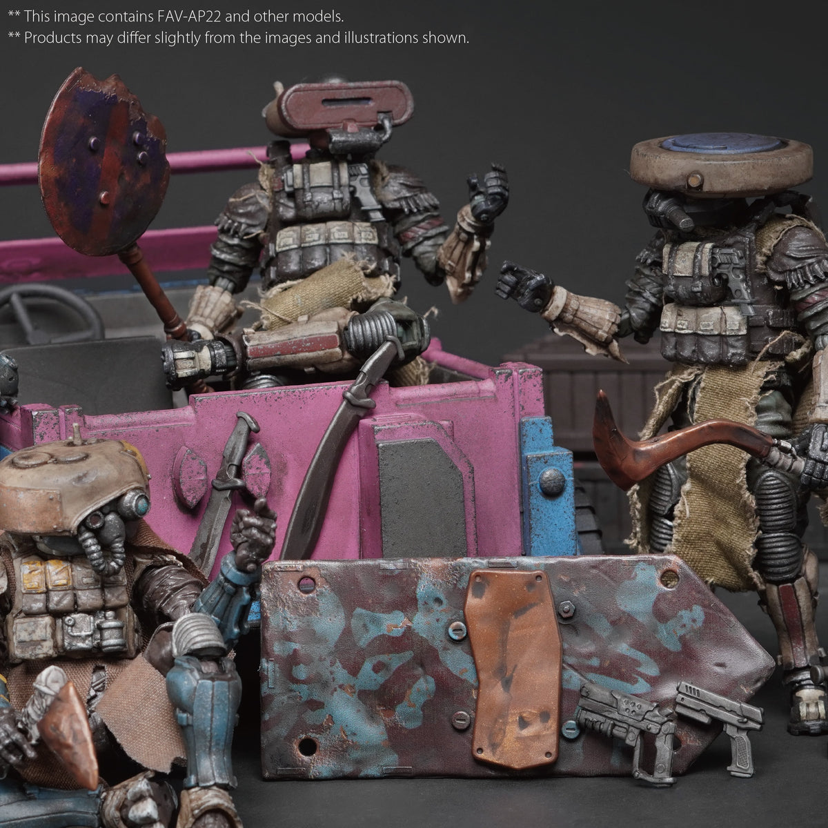 Toys Alliance Acid Rain FAV-AP22 Soil Ghosts Gray-Tech Accessory Pack - View 10