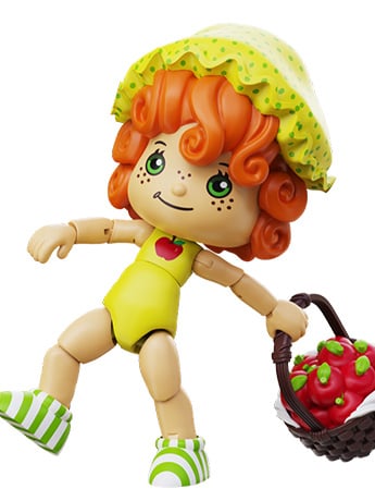 Boss Fight Studio Strawberry Shortcake Classics Apple Dumplin' and Teatime Turtle 6-Inch Figure Set