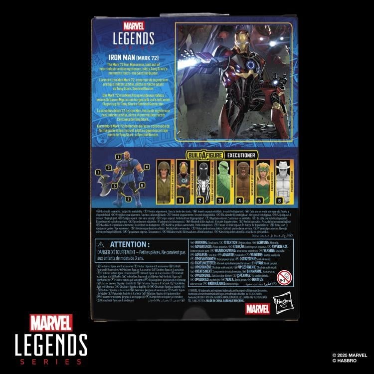 Hasbro Iron Man Marvel Legends Iron Man (Mark 72) Action Figure (Executioner BAF) - View 12