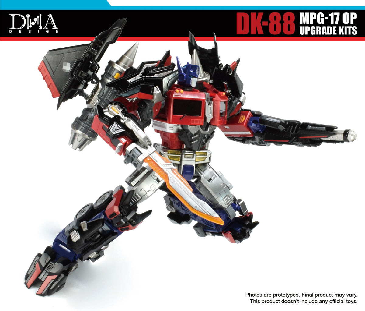DNA Design DK-88 MPG-17 OP Upgrade Kit Model Kit for Customizing Builds - View 11