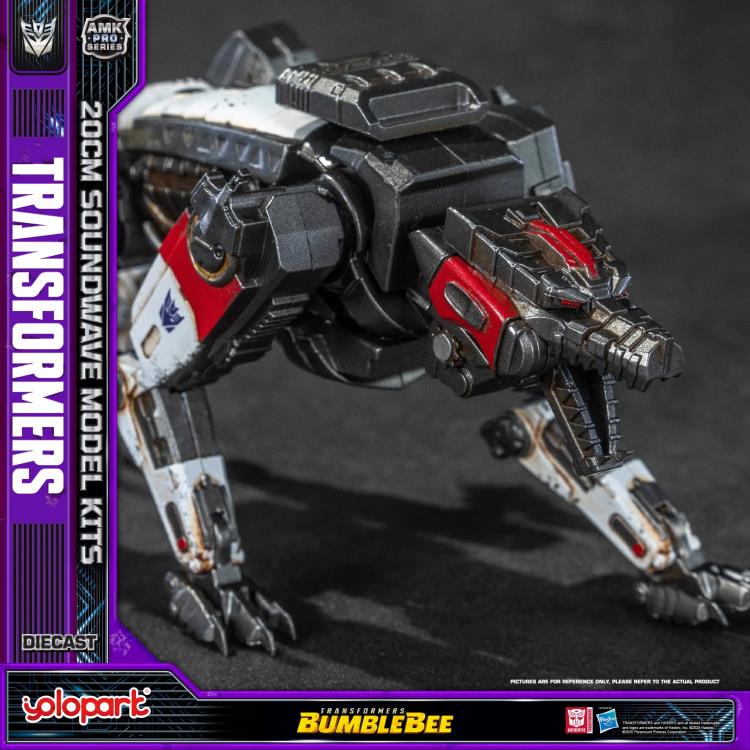 Yolopark Transformers: Bumblebee AMK Pro Soundwave 7.9-Inch Model Kit with Ravage - View 20