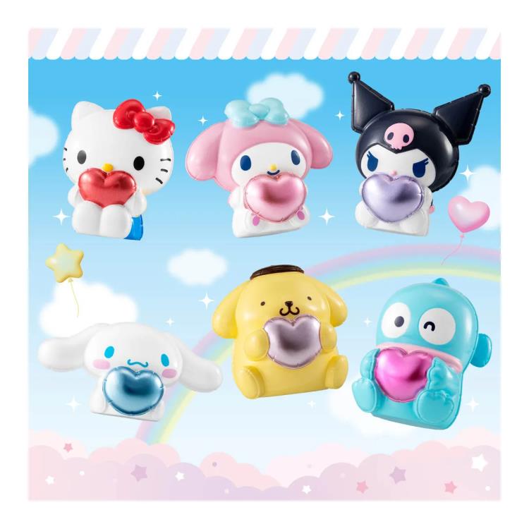Bandai Shokugan Sanrio Pukkuri Balloon Mascot Box of 10 Random Vinyl Figures - View 3