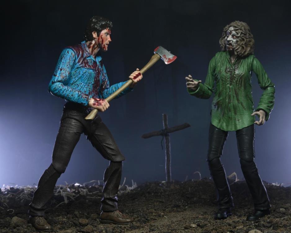 NECA The Evil Dead Ultimate Bloody Ash and Cheryl Williams Action Figure Two-Pack - View 3