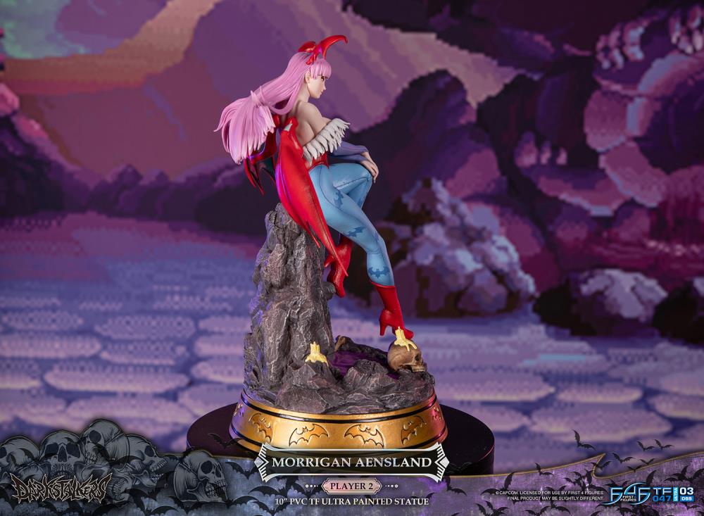 First 4 Figures Darkstalkers Morrigan Aensland True Form Ultra (Player 2 Variant) 7.7-Inch PVC Statue - View 12