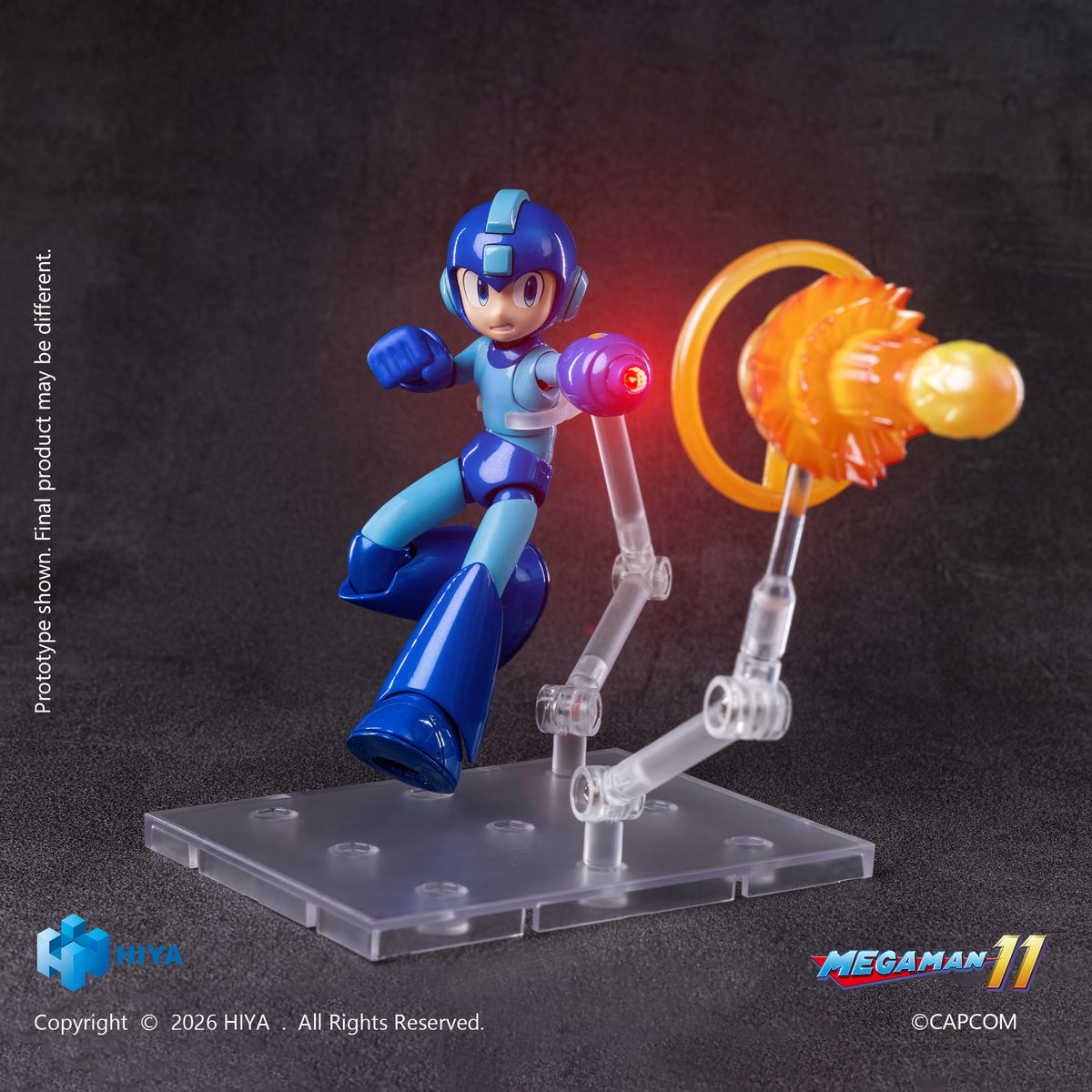 Hiya Toys Mega Man 11 Exquisite Basic Mega Man 4.7-Inch Action Figure - View 11