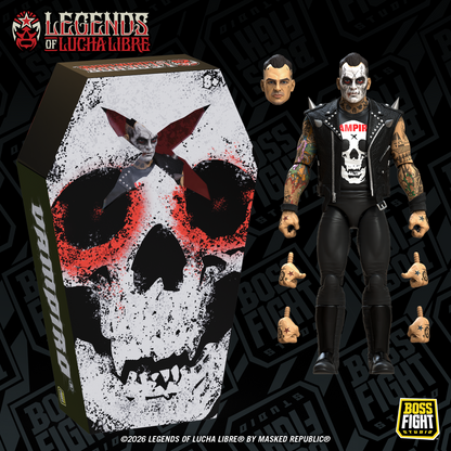 Boss Fight Studio Legends of Lucha Libre Fanaticos Vampiro (Coffin Box Resurrected) Action Figure - View 10