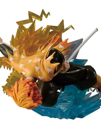 Bandai Demon Slayer: Kimetsu no Yaiba Vibration Stars Plus Zenitsu Agatsuma 4.5-Inch Figure