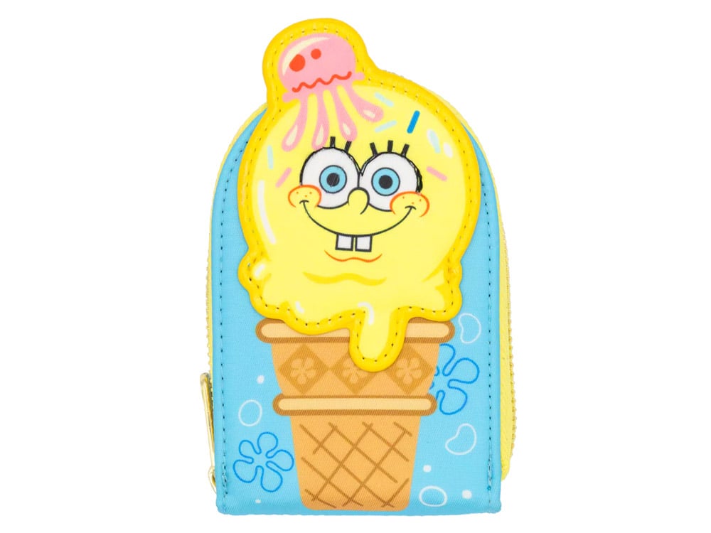Whatever SpongeBob SquarePants Ice Cream Accordion Wallet with SpongeBob and Gary - View 2