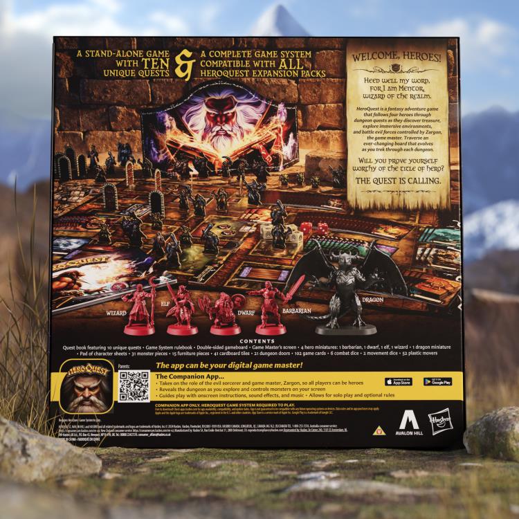 Avalon Hill Hasbro HeroQuest: First Light Board Game - View 16