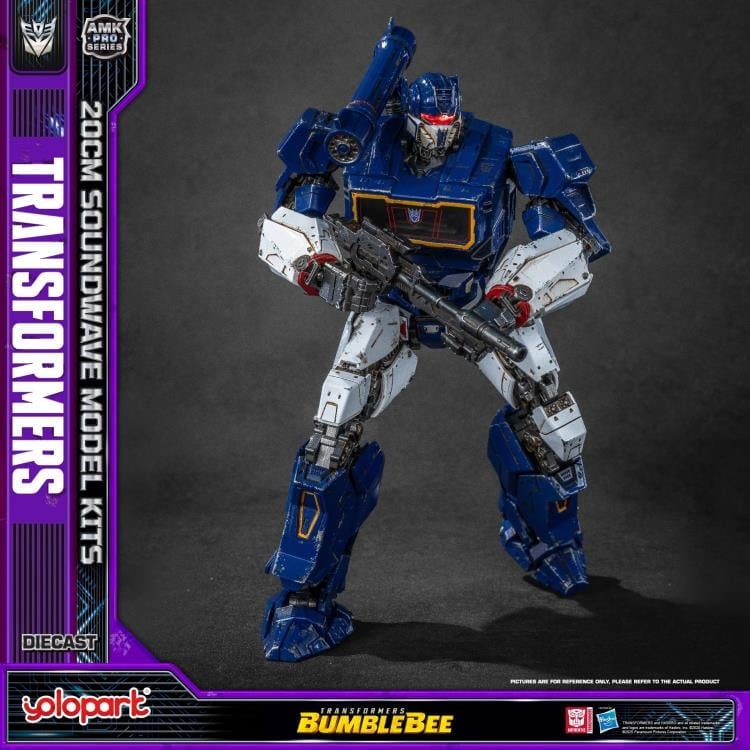 Yolopark Transformers: Bumblebee AMK Pro Soundwave 7.9-Inch Model Kit with Ravage - View 10