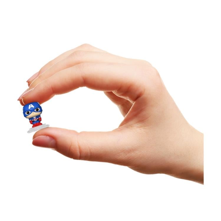 Funko Marvel: What If...? Bitty Pop! Bitty Bot Captain America Mecha with Captain America Vinyl Figure - View 7