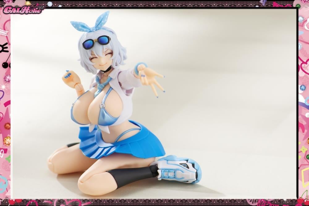 Amakuni GALHolic Mio 1/10 Scale Model Kit 6.7-Inch - View 13