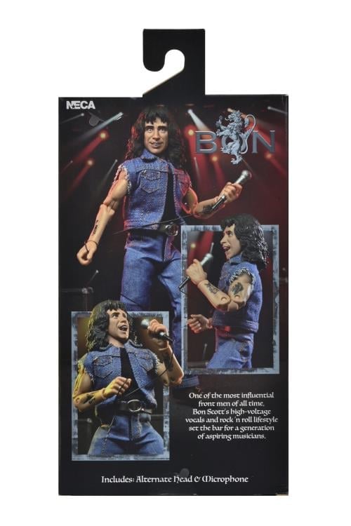 NECA AC/DC Bon Scott 8-Inch Plastic Clothed Figure for Display - View 13