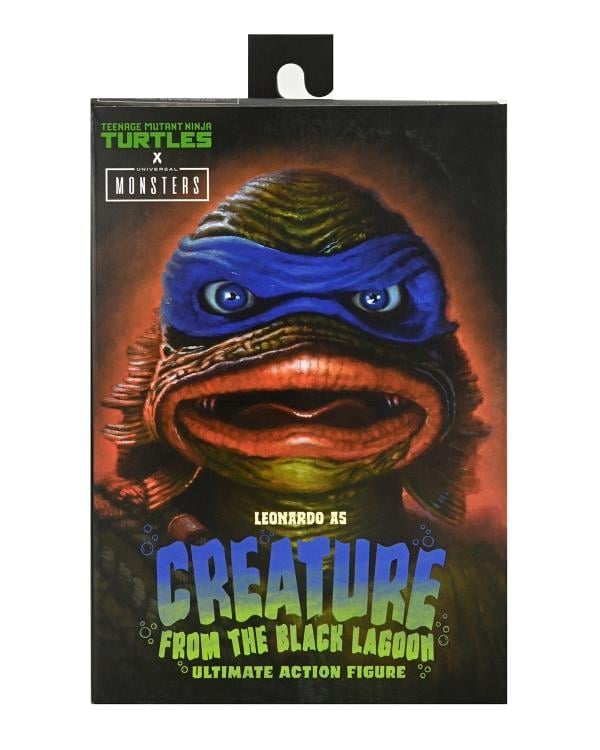 NECA Universal Monsters x Teenage Mutant Ninja Turtles Ultimate Leonardo as The Creature Figure - View 17
