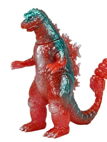 CCP Godzilla Mothra vs. Godzilla Middle Size Kaiju Series Godzilla (Retro Red Green Lame Ver.) Vinyl Figure