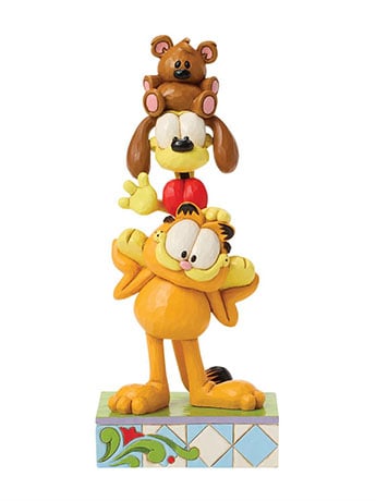 Enesco Jim Shore Garfield and Friends Stack Figurine 8-Inch