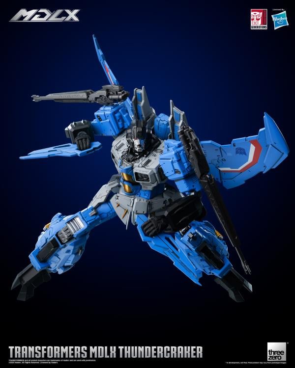 threezero Transformers MDLX Articulated Figure Series Thundercracker 7.8-Inch Action Figure - View 12