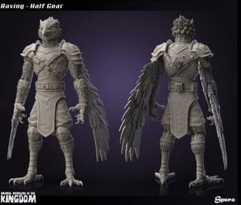 Spero Studios Animal Warriors of The Kingdom Primal Collection Series 2 Raving Figure - View 9