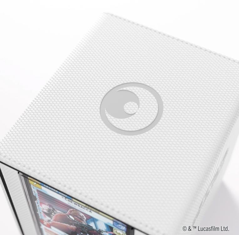 Gamegenic Star Wars: Unlimited Twin Suns White and Black Deck Pod in Hexafyber Material - View 17