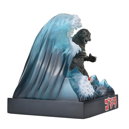Kidrobot Godzilla in Wave with Dunny 8-Inch Resin Limited Edition Art Figure - View 7