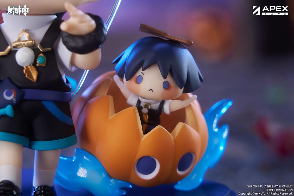 Apex Genshin Impact Wanderer (Twilight Whimsy) Chibi Figure (With Bonus) 4-Inch - View 10