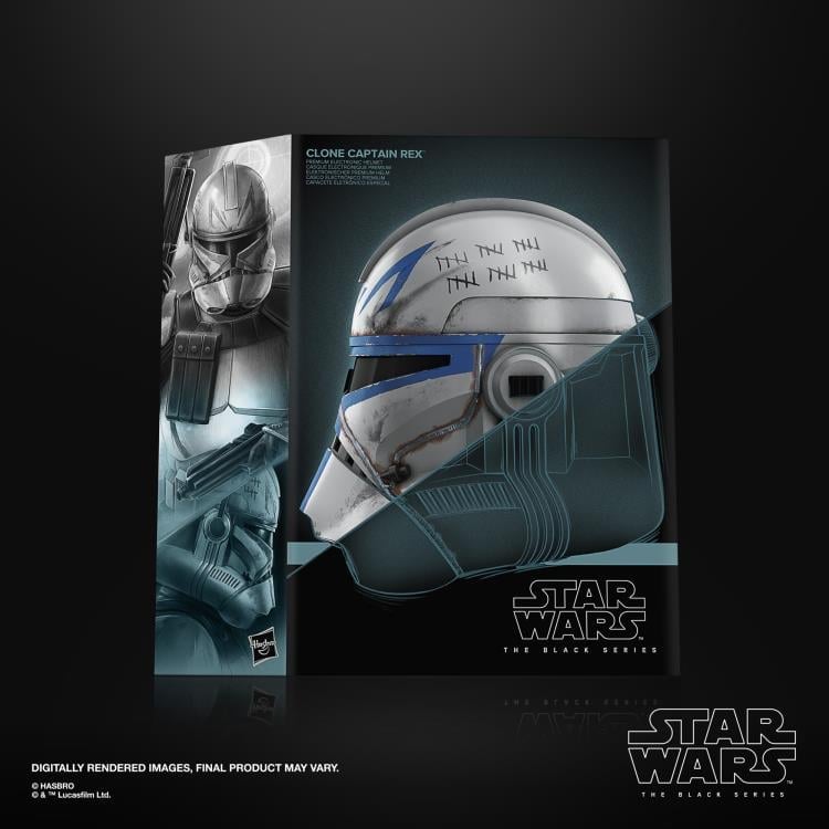 Hasbro Star Wars: The Black Series Clone Captain Rex Ahsoka 1:1 Scale Wearable Electronic Helmet - View 9