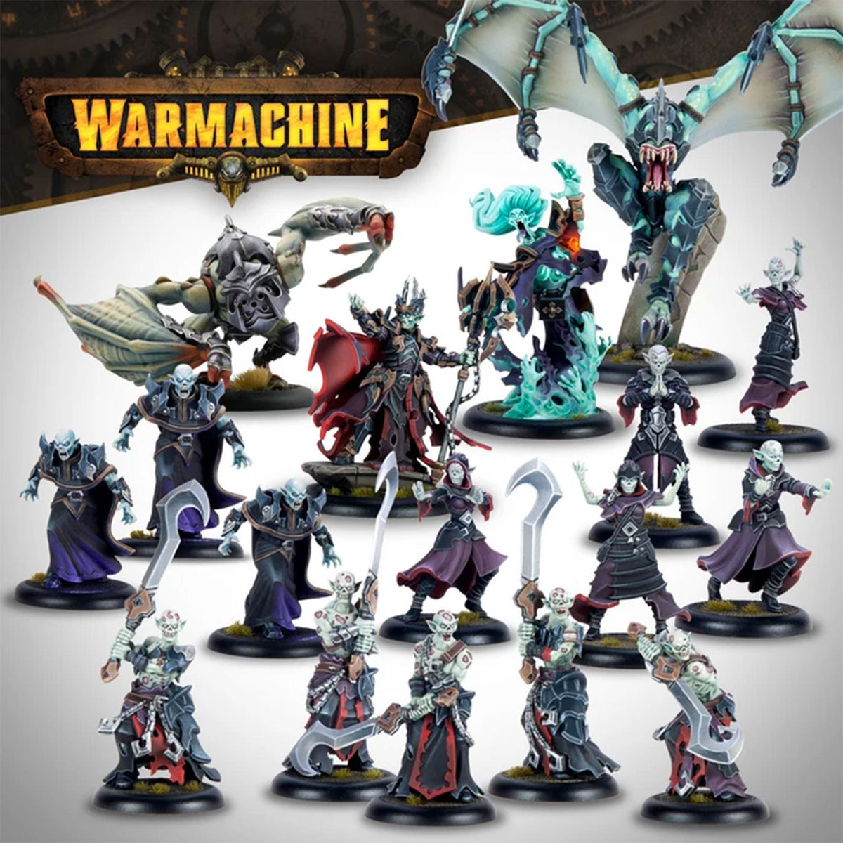 Steamforged Games Warmachine Dusk Fane of Nyrro Court of Shadows Army Box - View 3