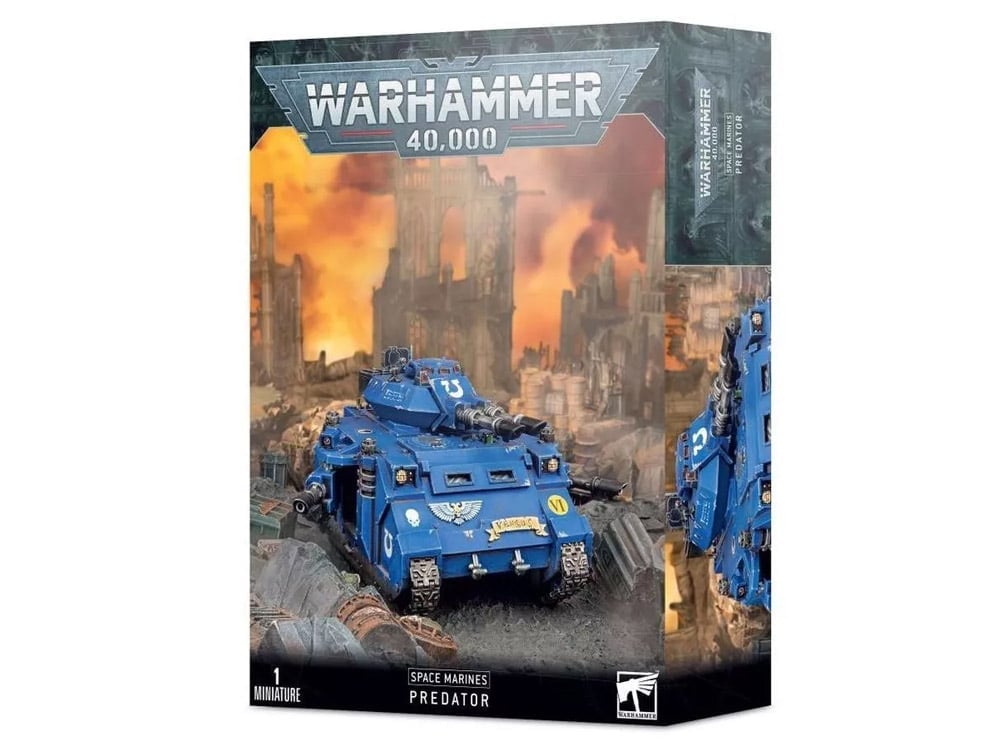 Games Workshop Warhammer 40,000 Space Marines Predator Plastic Miniature - View 2