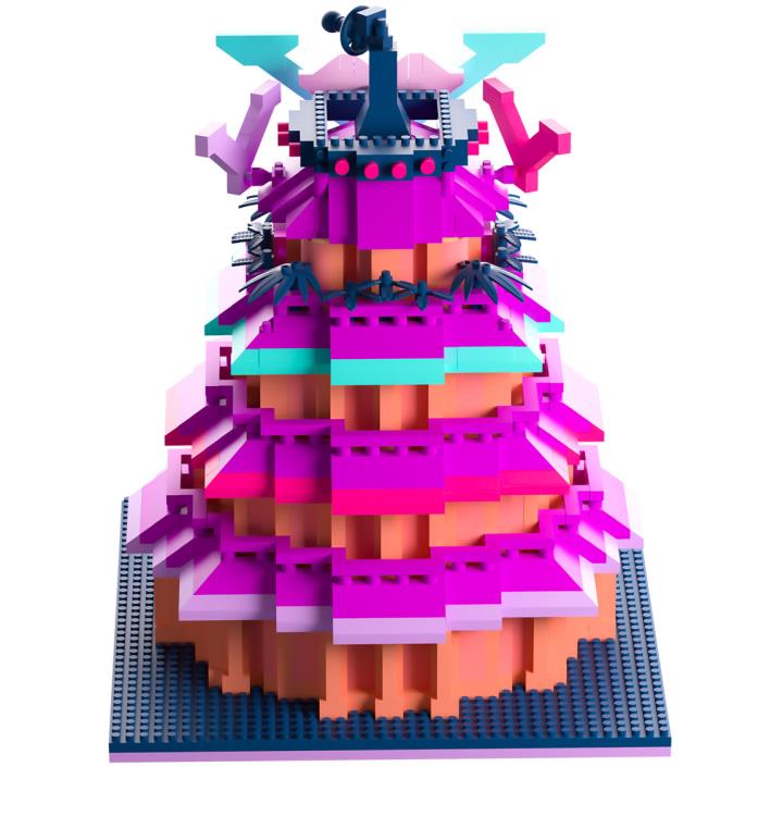 YouTooz Hazbin Hotel V Tower Miniature Brick Set, 6.3-Inch Plastic - View 5