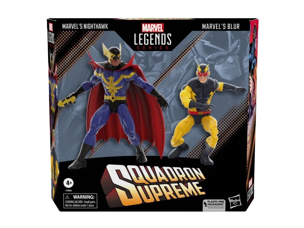 Hasbro Squadron Supreme Marvel Legends Marvel's Nighthawk and Blur Action Figure Two-Pack - View 13