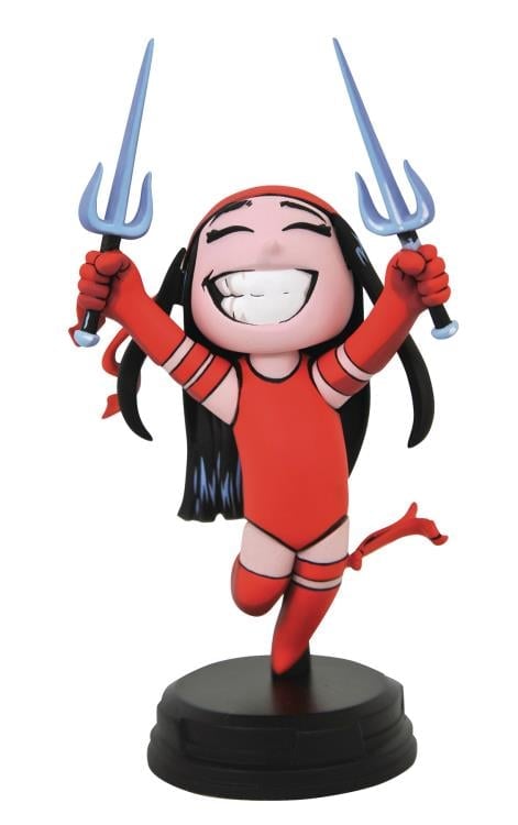 Diamond Select Toys Marvel Animated Elektra Limited Edition Statue, 5-Inch - View 3