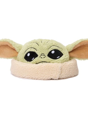 Cakeworthy Star Wars Grogu Sherpa Beanie Knit Hat Styled After Grogu from The Mandalorian
