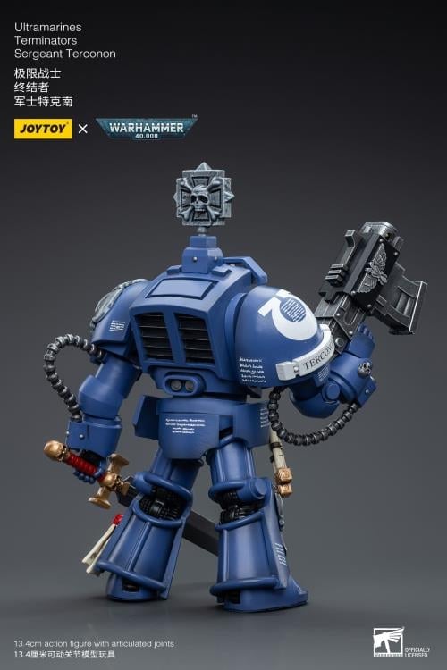 JoyToy Warhammer 40K Ultramarines Terminators Sergeant Terconon 1/18 Scale Action Figure - View 4